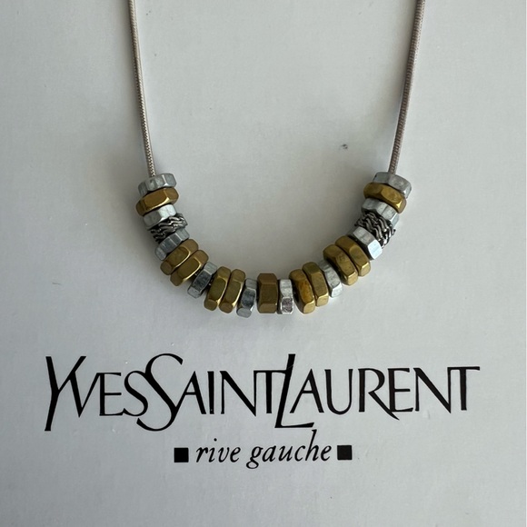 YSL • Nuts and Bolts Hardware Necklace - Picture 6 of 7